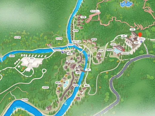 五大连池结合景区手绘地图智慧导览和720全景技术，可以让景区更加“动”起来，为游客提供更加身临其境的导览体验。